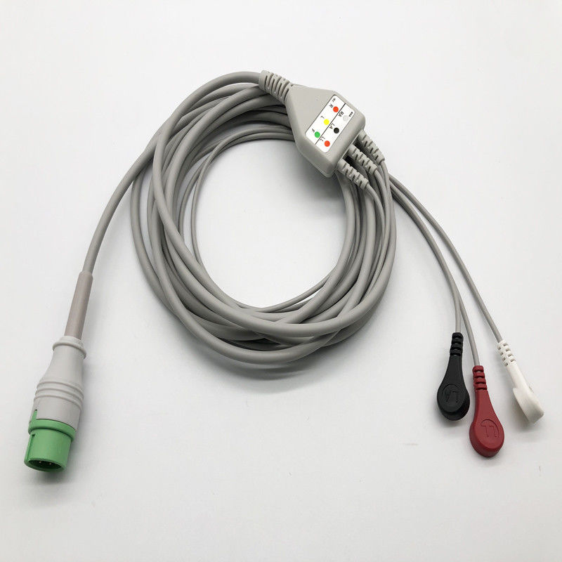 Comen 3 Lead 12 Pin ECG прямой соединительный кабель для STAR8000E STAR8000F STAR8000H