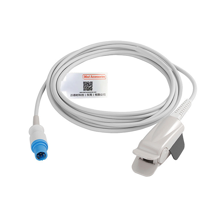 Многоразовый многоразовый сенсор Spo2 Drager 7 Pin TPU материал Серый цвет