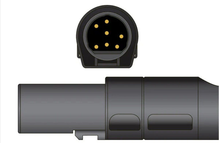 Datex GE Ohmeda совместимый короткий 7-коленчатый сенсор SpO2 - OXY-F1-H