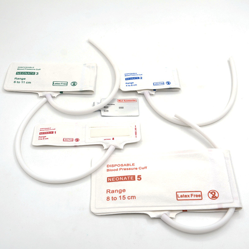 Медицинские аксессуары ISO13485 NIBP Манжеты многоразовые одноразовые материалы из ТПУ для младенцев взрослые