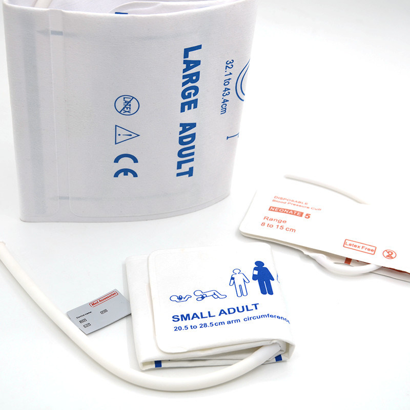 Медицинские аксессуары ISO13485 NIBP Манжеты многоразовые одноразовые материалы из ТПУ для младенцев взрослые
