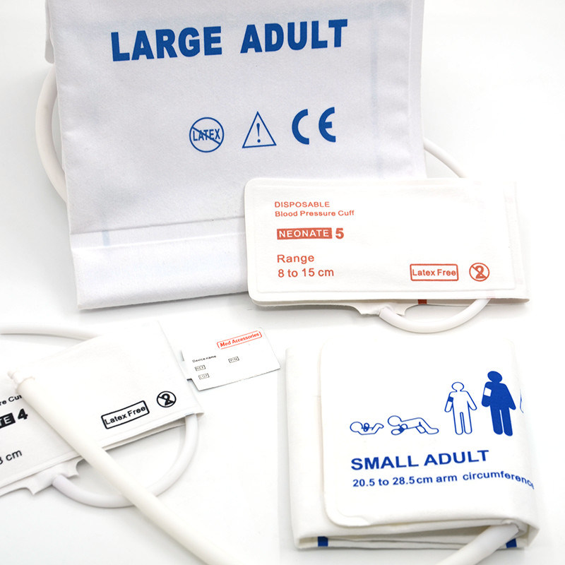 Медицинские аксессуары ISO13485 NIBP Манжеты многоразовые одноразовые материалы из ТПУ для младенцев взрослые
