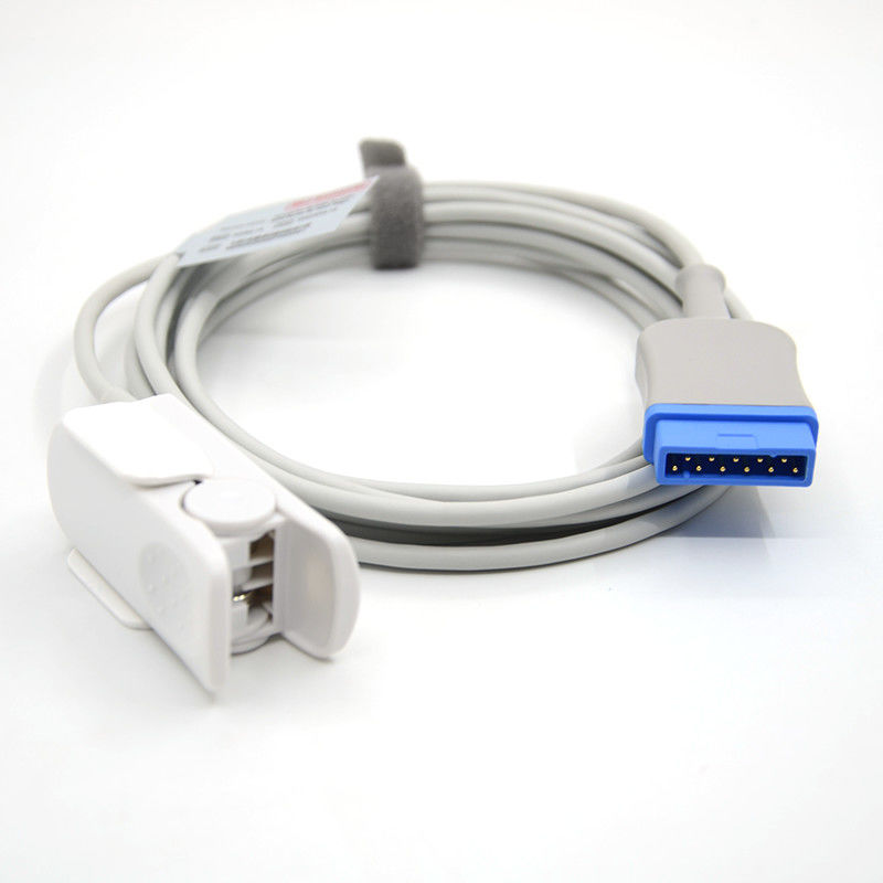 Многоразовый Dash 2000/3000 совместимый с GE 11Pin Solar 8000/8000M Adult Finger Clip Monitor Sensor SpO2 кабель