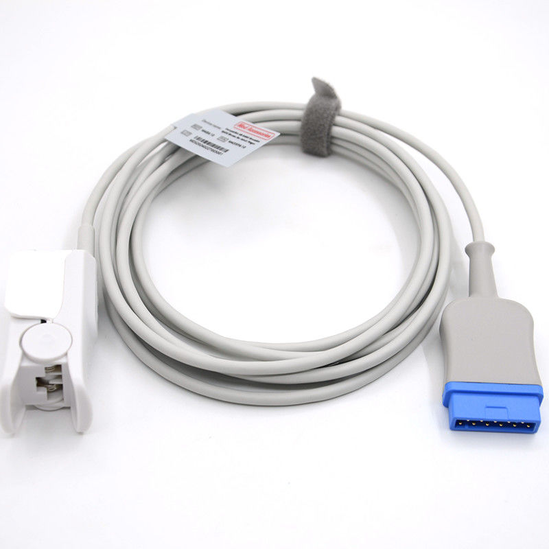 Многоразовый Dash 2000/3000 совместимый с GE 11Pin Solar 8000/8000M Adult Finger Clip Monitor Sensor SpO2 кабель