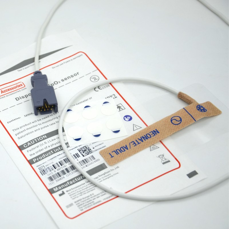 Поставщик медицинских принадлежностей Совместимый Masim 2329 Неонатальный/Взрослый 9-контактный одноразовый датчик SpO2