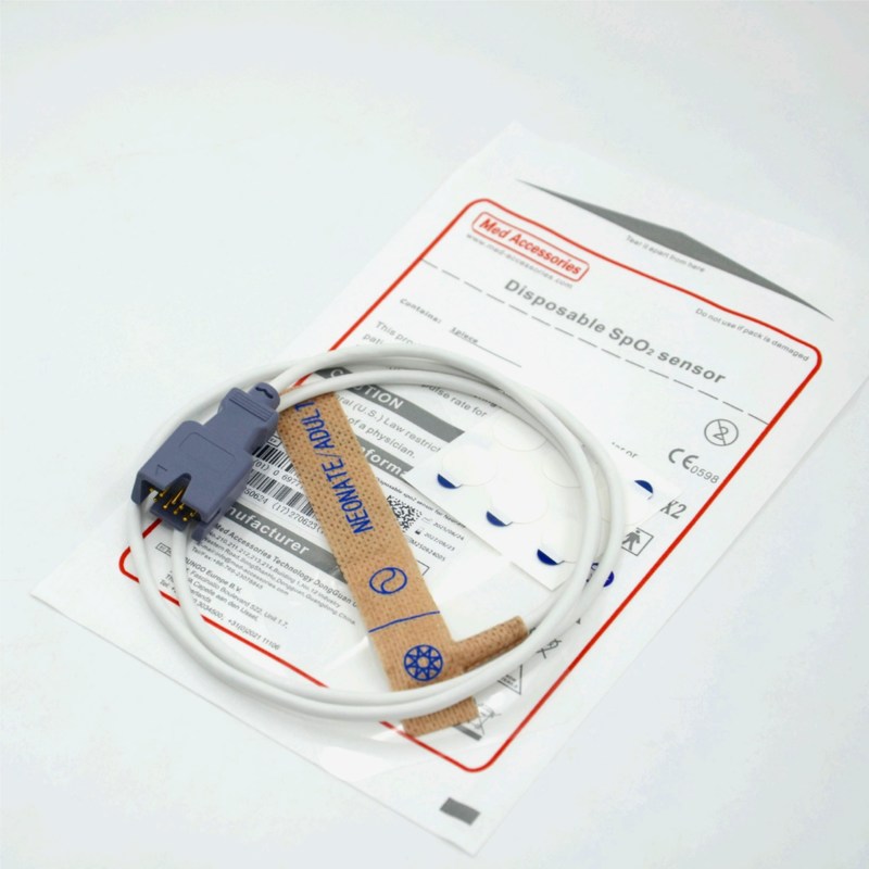 Поставщик медицинских принадлежностей Совместимый Masim 2329 Неонатальный/Взрослый 9-контактный одноразовый датчик SpO2