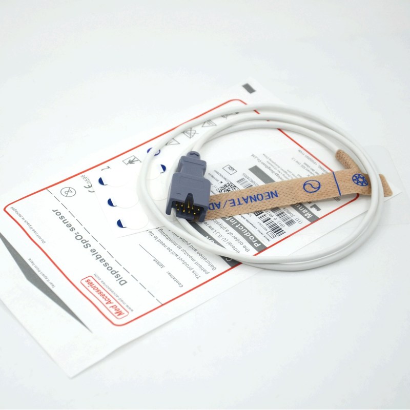 Поставщик медицинских принадлежностей Совместимый Masim 2329 Неонатальный/Взрослый 9-контактный одноразовый датчик SpO2