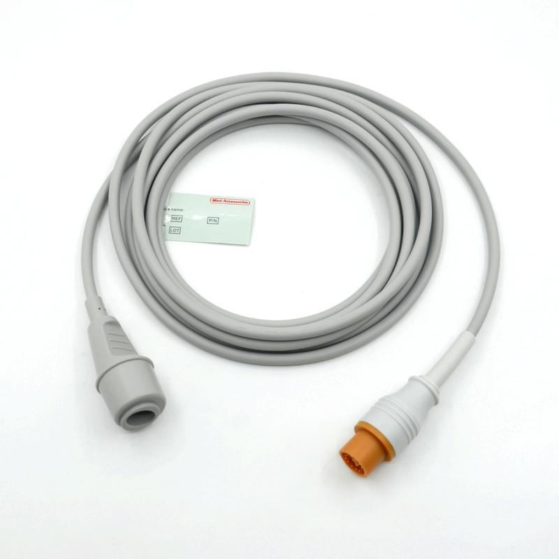 Медицинский монитор Аксессуар Практичный Серый Цвет Совместимый Fukuda To Edward Многофункциональный IBP Кабель