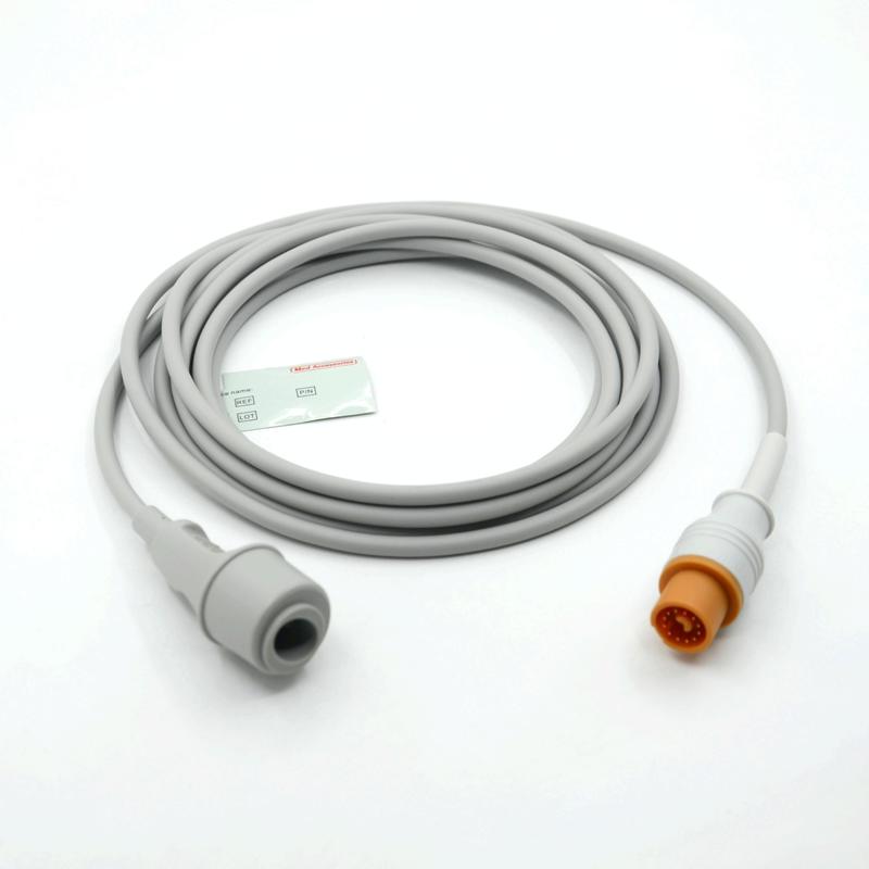 Медицинский монитор Аксессуар Практичный Серый Цвет Совместимый Fukuda To Edward Многофункциональный IBP Кабель