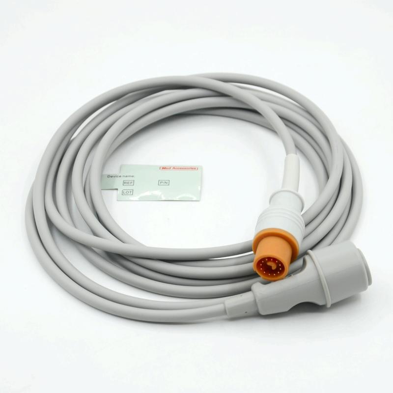 Медицинский монитор Аксессуар Практичный Серый Цвет Совместимый Fukuda To Edward Многофункциональный IBP Кабель