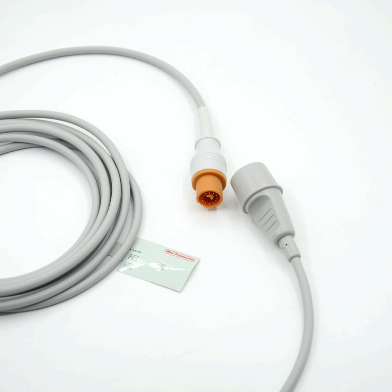 Медицинский монитор Аксессуар Практичный Серый Цвет Совместимый Fukuda To Edward Многофункциональный IBP Кабель